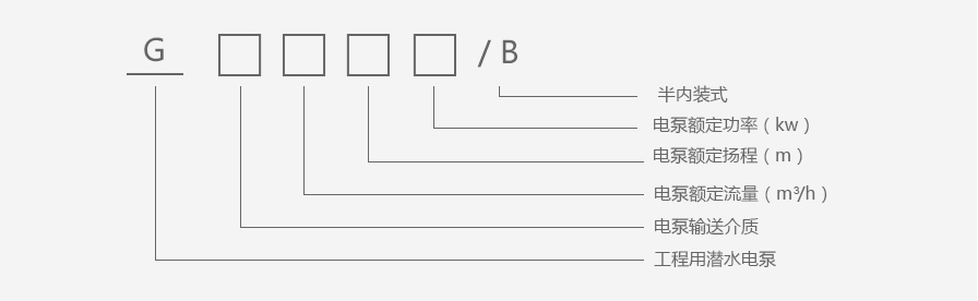 工程水泵型號(hào)說(shuō)明